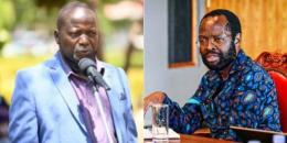 Collage of former JOOTRH CEO George Rae and Kisumu Governor Anyang' Nyong'o.